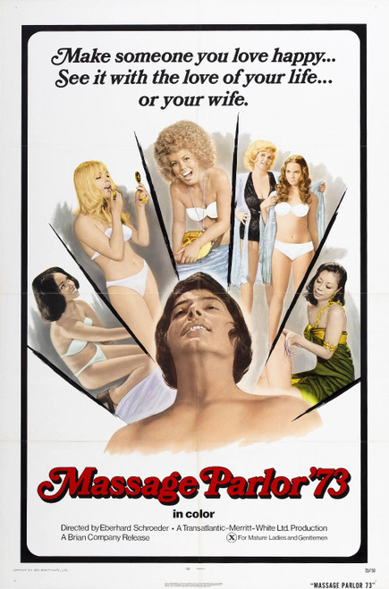 Massage Parlor 73 01 Poster Canvas Movie Film Print A0 A1 A2 A3 A4 A5 A6 Art Wal
