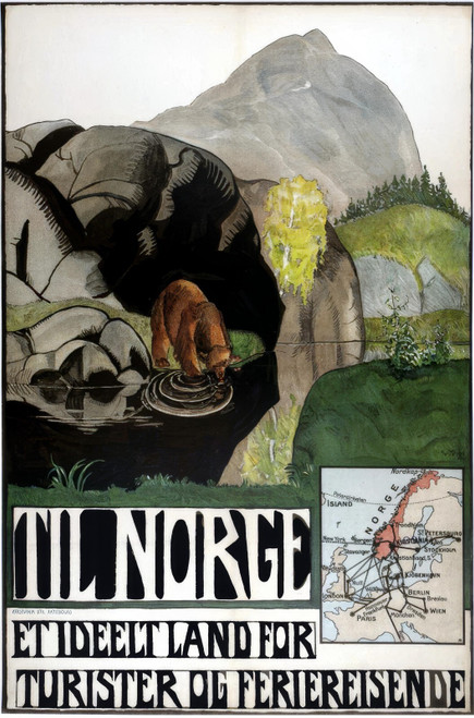 50783129541_KROHG, Per. Til Norge et Ideelt Land for Turister og Feriereisende,