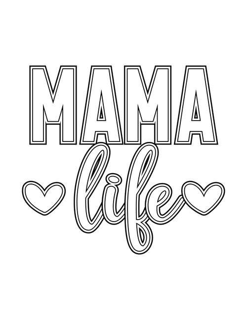 Funny Mom Quotes Coloring Book-07 (3) Poster Canvas Movie Film Print A0 A1 A2 A3