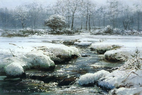 Ellenshaw Icy Stream-1981 Poster Canvas Movie Film Print A0 A1 A2 A3 A4 A5 A6 Ar