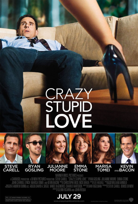 Crazy, Stupid, Love. (2011)_1 Movie Film Poster Canvas iconic design