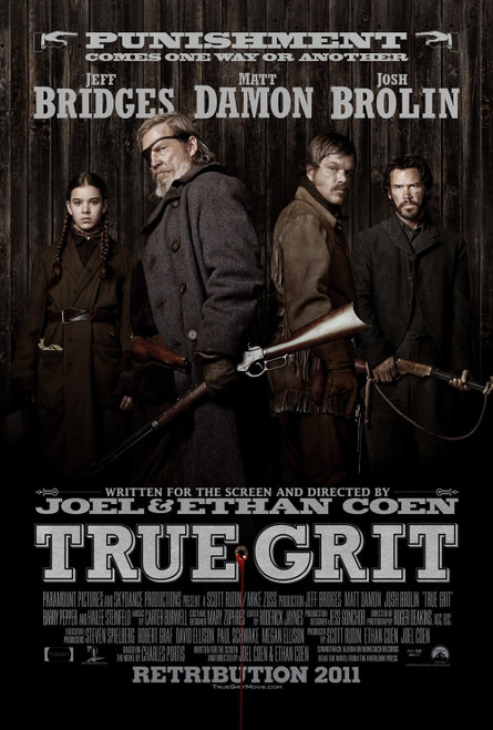 True Grit (2010)_7 Poster Canvas Movie Film Print A0 A1 A2 A3 A4 A5 A6 Art Wall
