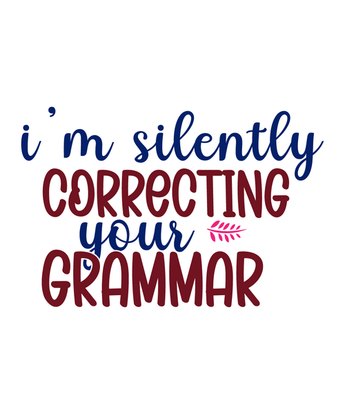 Im Silently Correcting Your Grammar-01 Poster Canvas Movie Film Print A0 A1 A2 A