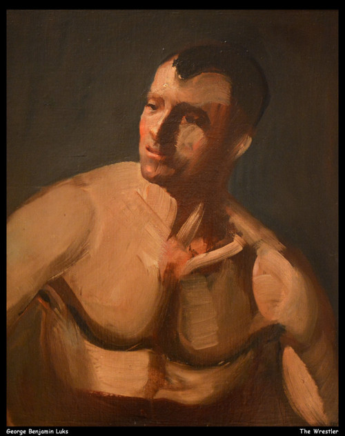 george-benjamin-luks---the-wrestler--jpb_15322336523_o(1) Poster Canvas Movie Fi