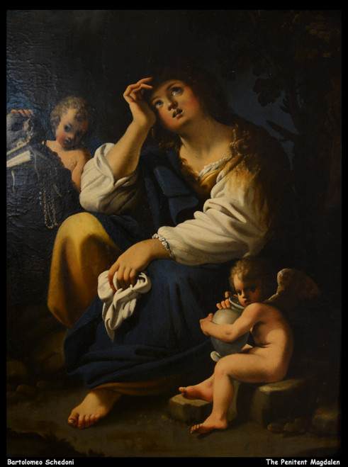 bartolomeo-schedoni--the-penitent-magdalen--jpb_16475831165_o(1) Poster Canvas M
