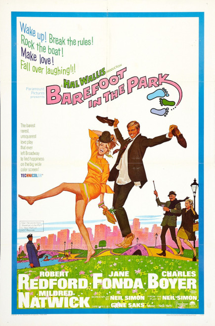 Barefoot in the Park (1967)_0 Movie Film Poster Canvas iconic design