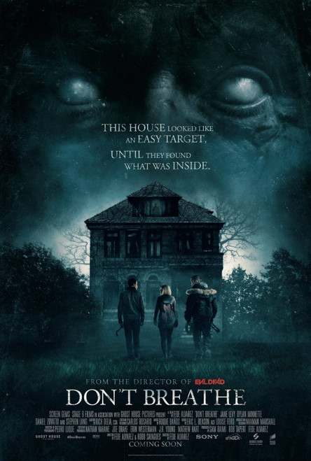DON'T BREATHE (2016) 2 Art Gallery Poster Canvas Print Wall Decoration A0 A1 A2