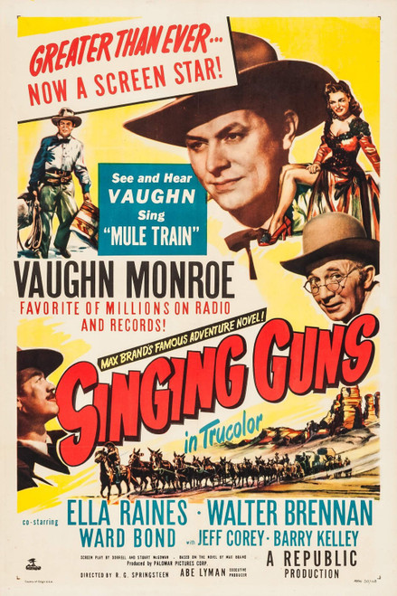 Singing Guns (1950)_0 Poster Canvas Movie Film Print A0 A1 A2 A3 A4 A5 A6 Art Wa