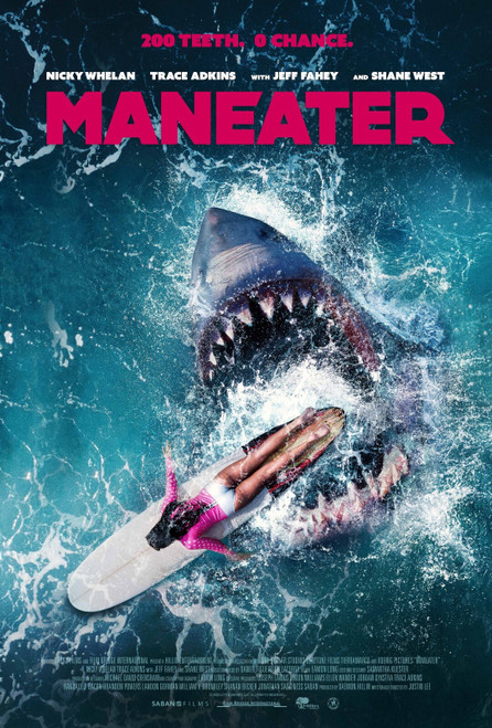 Maneater (2022)_0 Poster Canvas Movie Film Print A0 A1 A2 A3 A4 A5 A6 Art Wall D