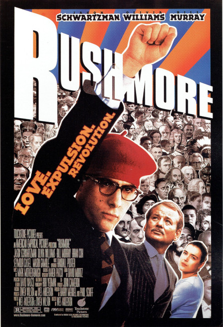 Rushmore -US 1998 Poster Canvas Movie Film Print A0 A1 A2 A3 A4 A5 A6 Art Wall D