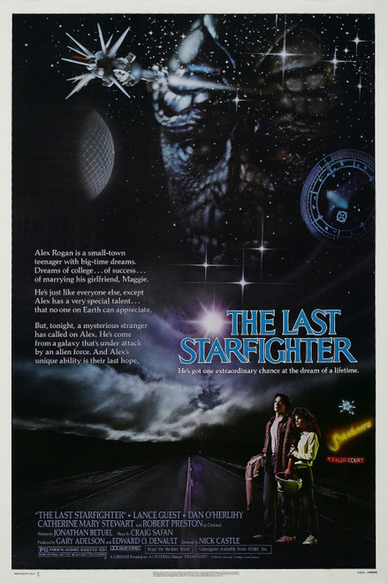 Last Starfighter 01 Poster Canvas Movie Film Print A0 A1 A2 A3 A4 A5 A6 Art Wall