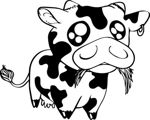 Cows in drowings (15) Poster Canvas Movie Film Print A0 A1 A2 A3 A4 A5 A6 Art Wa