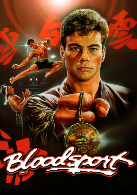 bloodsport Poster Canvas Movie Film Print A0 A1 A2 A3 A4 A5 A6 Art Wall Decorati