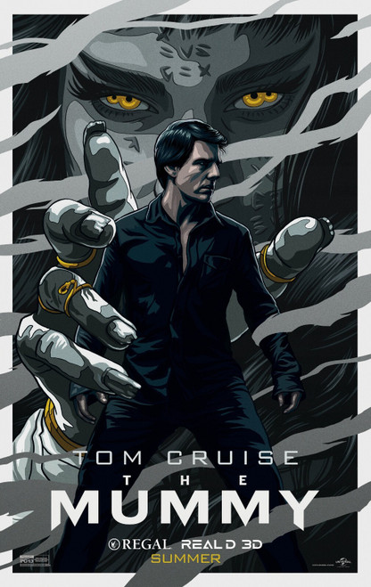 The Mummy (2017)_9 Poster Canvas Movie Film Print A0 A1 A2 A3 A4 A5 A6 Art Wall