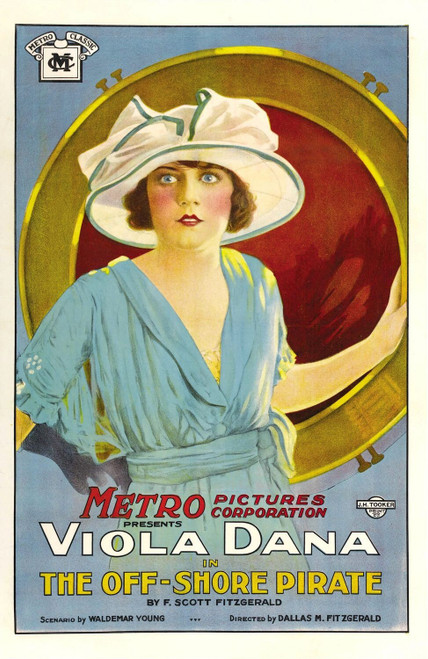The Off-Shore Pirate (1921)_0 Poster Canvas Movie Film Print A0 A1 A2 A3 A4 A5 A