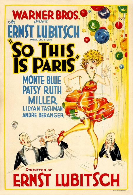 So This Is Paris (1926)_0 Poster Canvas Movie Film Print A0 A1 A2 A3 A4 A5 A6 Ar