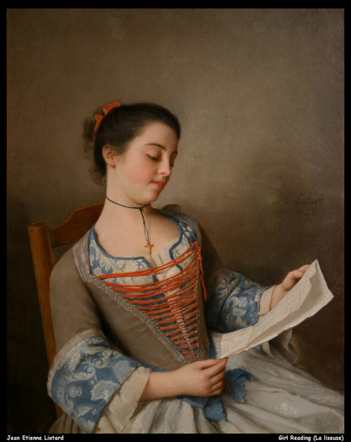 jean-etienne-liotard---girl-reading-la-liseuse--jpb_26480217770_o(1) Poster Canv