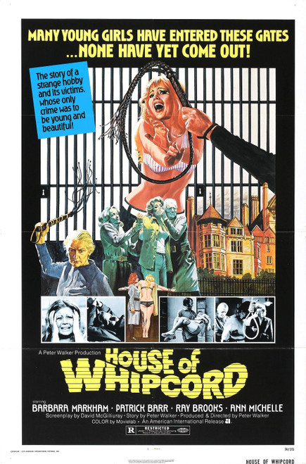 House Of Whipcord 01 Poster Canvas Movie Film Print A0 A1 A2 A3 A4 A5 A6 Art Wal