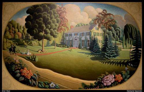 grant-wood---overmantel-decoration--jpb_21210443048_o(1) Poster Canvas Movie Fil