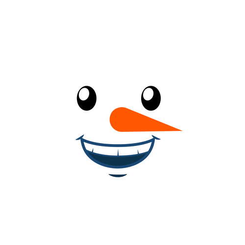 Snowman-Face_12 Poster Canvas Movie Film Print A0 A1 A2 A3 A4 A5 A6 Art Wall Dec