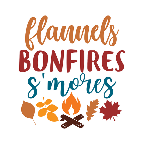 Flannels Bonfires S'mores Poster Canvas Movie Film Print A0 A1 A2 A3 A4 A5 A6 Ar