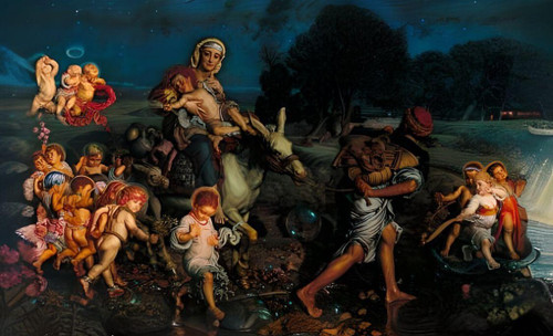 William Holman Hunt - The Triumph of the Innocents-fotor-202401089581 Poster Can