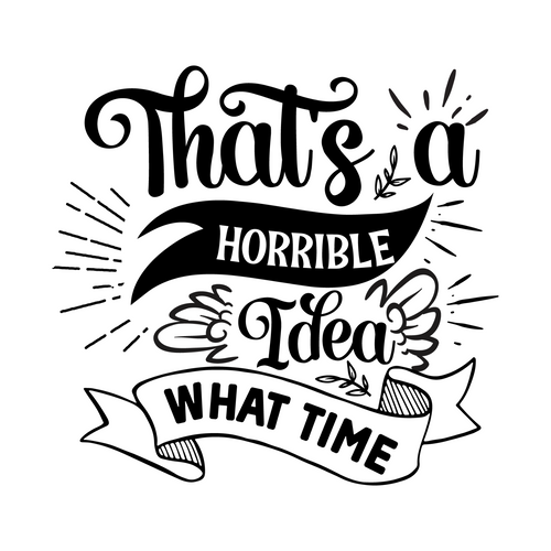 That's a horrible idea what time-01 Poster Canvas Movie Film Print A0 A1 A2 A3 A