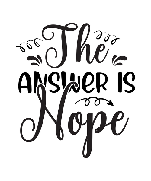 The Answer Is Nope-01 (7) Poster Canvas Movie Film Print A0 A1 A2 A3 A4 A5 A6 Ar