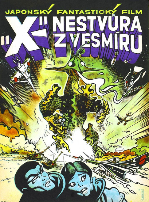 X From Outer Space 03 Poster Canvas Movie Film Print A0 A1 A2 A3 A4 A5 A6 Art Wa
