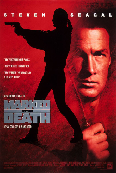Marked for Death (1990)_1 Poster Canvas Movie Film Print A0 A1 A2 A3 A4 A5 A6 Ar