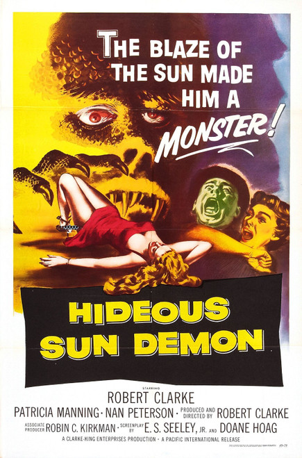 Hideous Sun Demon 01 Poster Canvas Movie Film Print A0 A1 A2 A3 A4 A5 A6 Art Wal