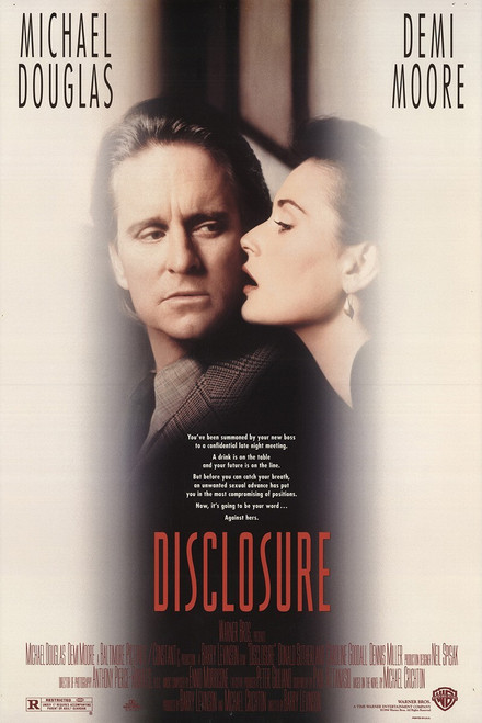 Disclosure (1994)_1 Movie Film Poster Canvas iconic design
