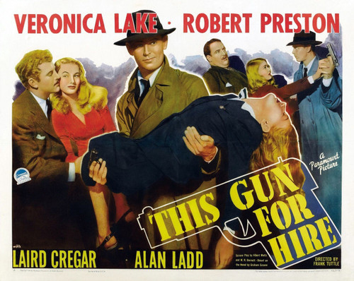 This Gun for Hire (1942)_3 Poster Canvas Movie Film Print A0 A1 A2 A3 A4 A5 A6 A