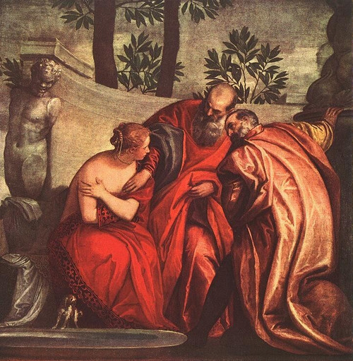 Veronese_Susanna_in_the_Bath Poster Canvas Movie Film Print A0 A1 A2 A3 A4 A5 A6