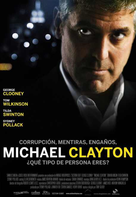 Michael Clayton (2007)_3 Poster Canvas Movie Film Print A0 A1 A2 A3 A4 A5 A6 Art
