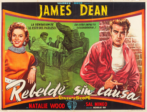 Rebel Without a Cause (1955)_15 Poster Canvas Movie Film Print A0 A1 A2 A3 A4 A5