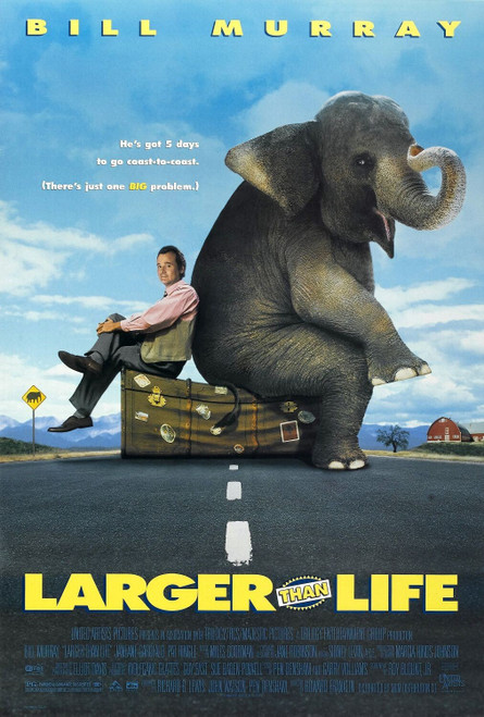 Larger Than Life (1996)_1 Poster Canvas Movie Film Print A0 A1 A2 A3 A4 A5 A6 Ar