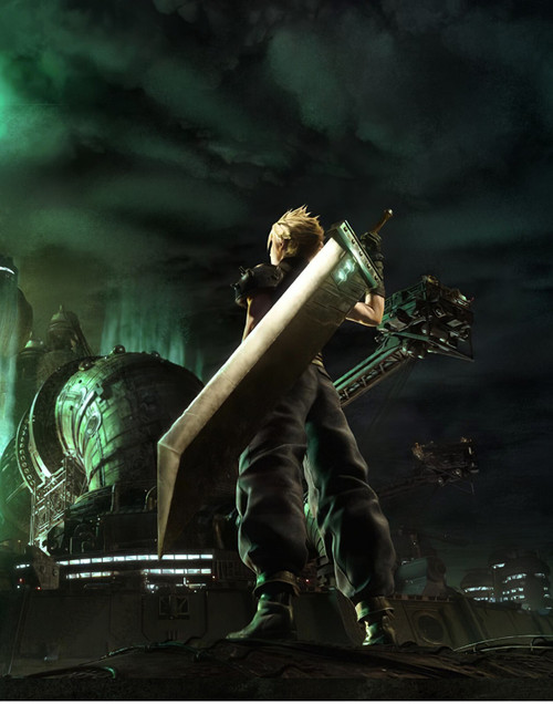 Final Fantasy 7 portrait Poster Canvas Movie Film Print A0 A1 A2 A3 A4 A5 A6 Art