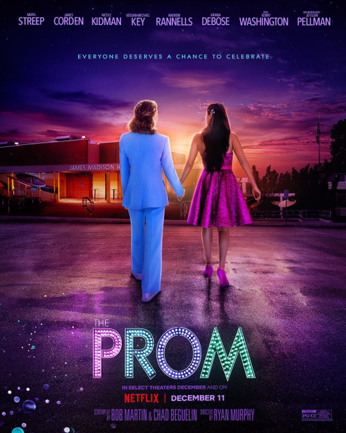 The Prom (2020)_10 Poster Canvas Movie Film Print A0 A1 A2 A3 A4 A5 A6 Art Wall