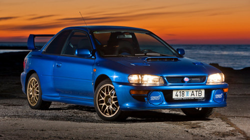 Subaru_1998_Impreza_22B 3 Poster Canvas Movie Film Print A0 A1 A2 A3 A4 A5 A6 Ar