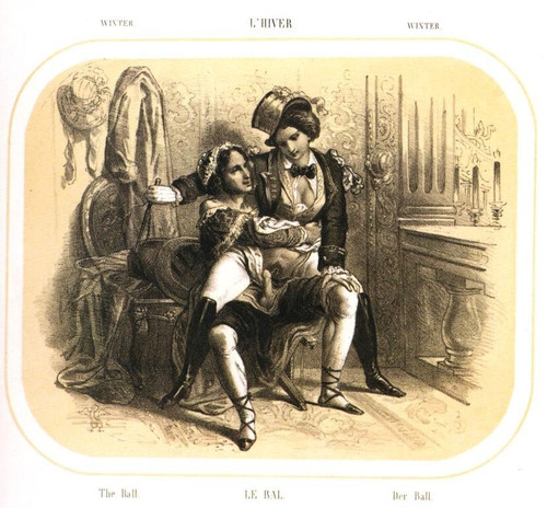 Winter- Edouard de Beaumont Poster Canvas Movie Film Print A0 A1 A2 A3 A4 A5 A6