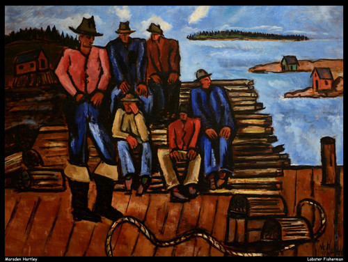 marsden-hartley---lobster-fisherman--jpb_19914145320_o(1) Poster Canvas Print Ar