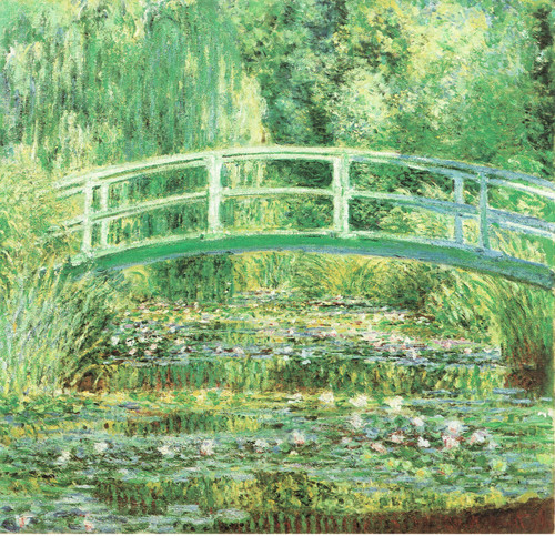Monet- Water-Lilies and Japanese Bridge Poster Canvas Movie Film Print A0 A1 A2 Monet- Water-Lilies and Japanese Bridge Poster Canvas Movie Film Print A0 A1 A2