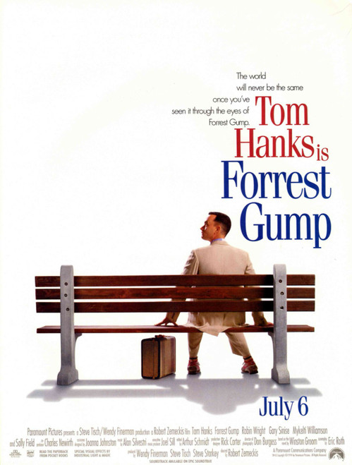 Forrest Gump - Poster (A0-A4) Film Movie Picture Wall Decor Actor