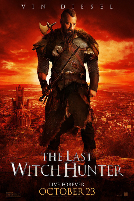 The Last Witch Hunter (2015)_16 Poster Canvas Movie Film Print A0 A1 A2 A3 A4 A5