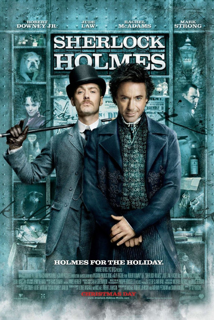 Sherlock Holmes (2009)_5 Poster Canvas Movie Film Print A0 A1 A2 A3 A4 A5 A6 Art
