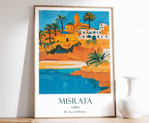 2_Misrata Print, Misrata Travel Poster, Middle East Travel Print, Islamic Decor,