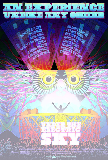 Under the Electric Sky (2014)_5 Poster Canvas Movie Film Print A0 A1 A2 A3 A4 A5