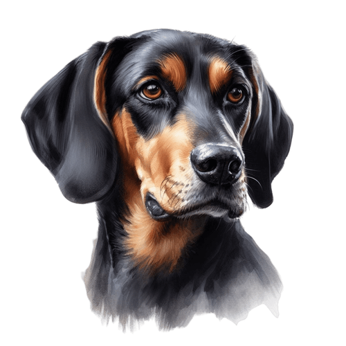 215 Black and Tan Coonhound Poster Canvas Movie Film Print A0 A1 A2 A3 A4 A5 A6