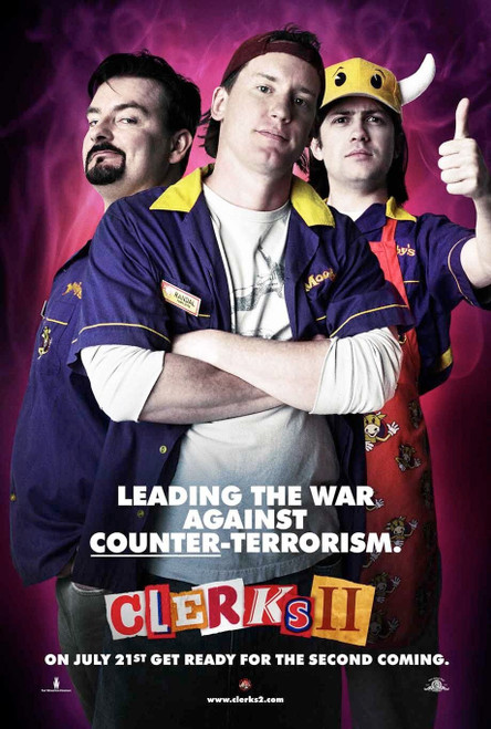 Clerks II (2006)_2 Movie Film Poster Canvas iconic design